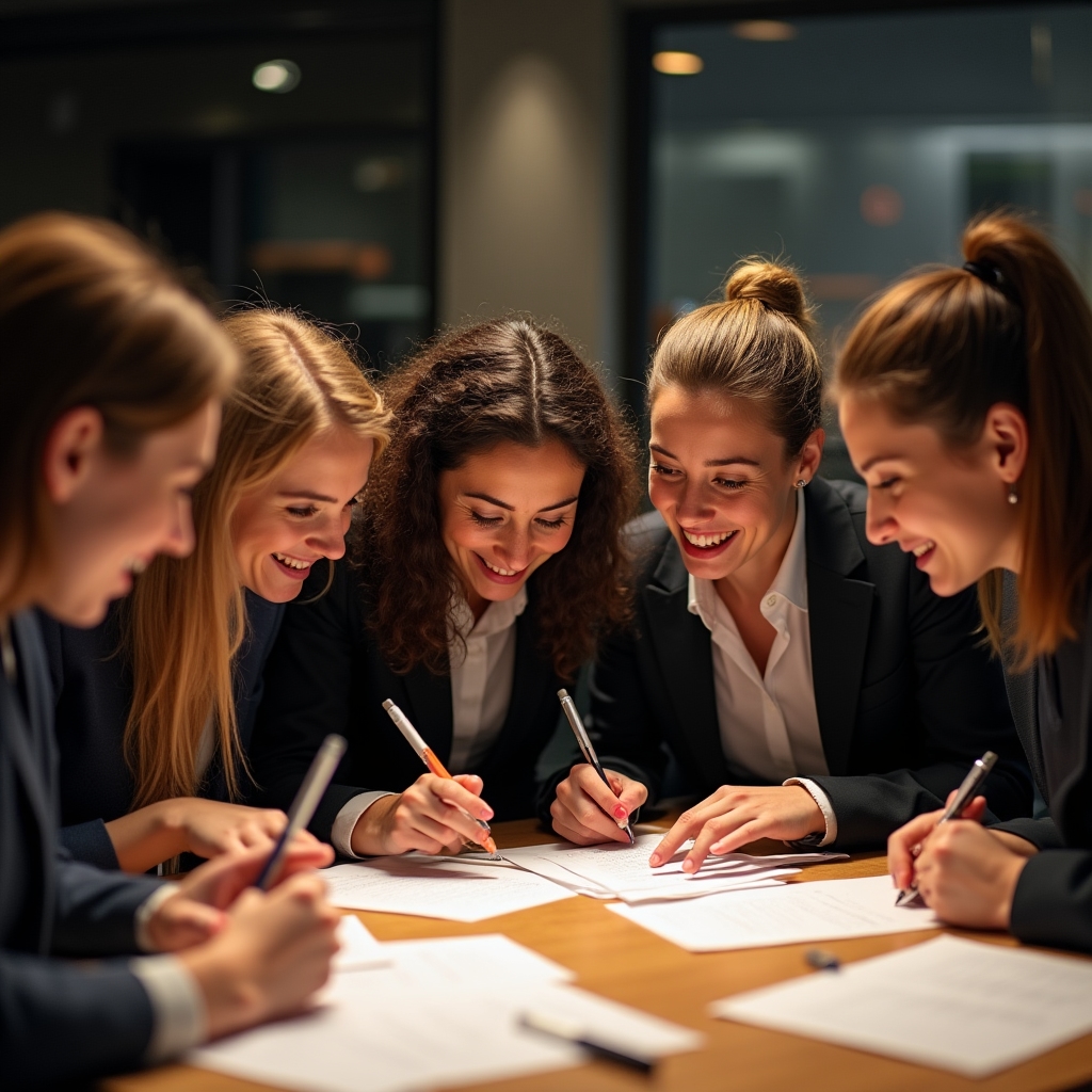 Офисная команда отвечает на вопросы квиза